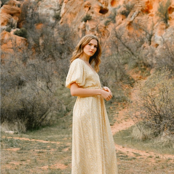 Christy Dawn Dahlia Dress in Butterscotch - Picture 3 of 6